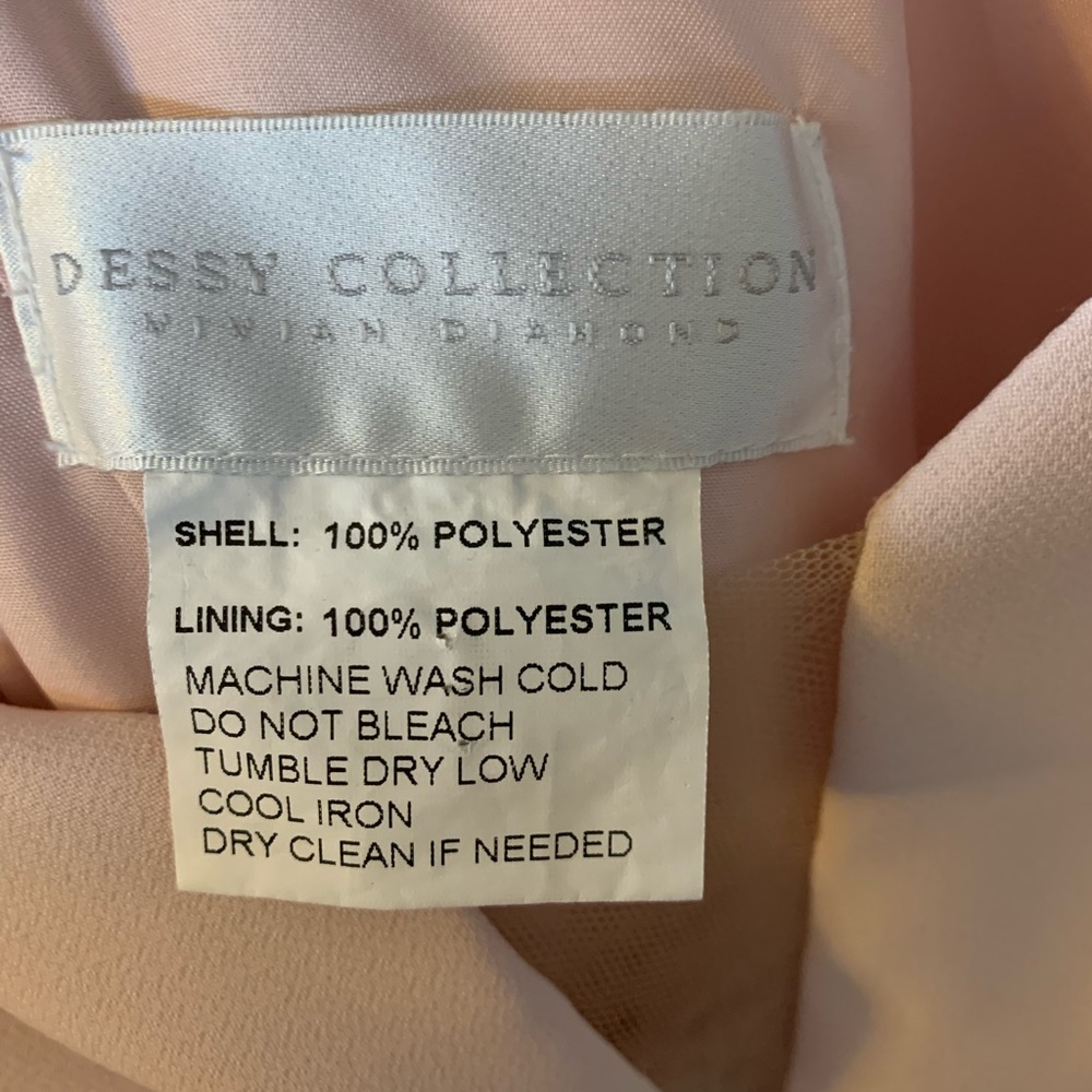 Dessy Collection Blush Dress 3016N1 EUC - Picture 7 of 7